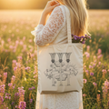 Shade Fade Burn Tote bag | When the Moon Hatched