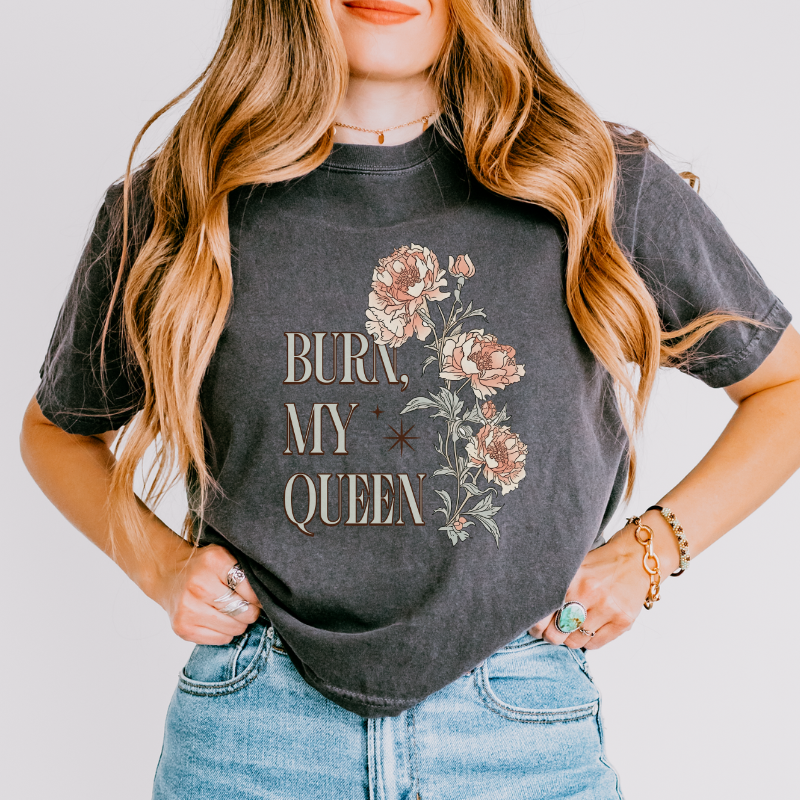 Burn My Queen Crop Top | Kindred's Curse Saga