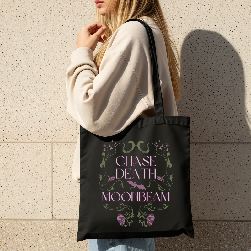 Chase Death Moonbeam PURPLE Tote bag | When the Moon Hatched