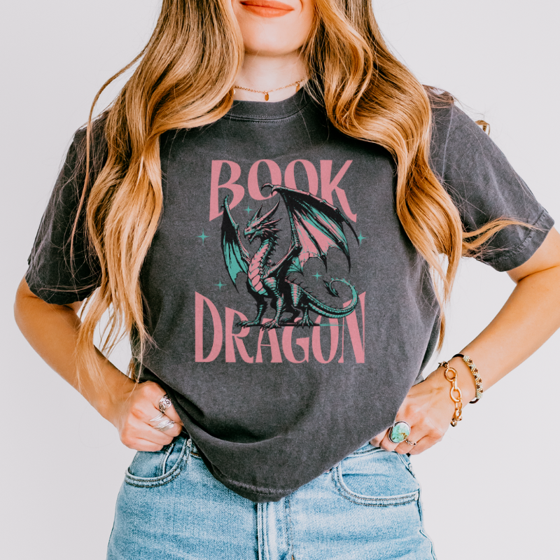 Book Dragon Crop Top