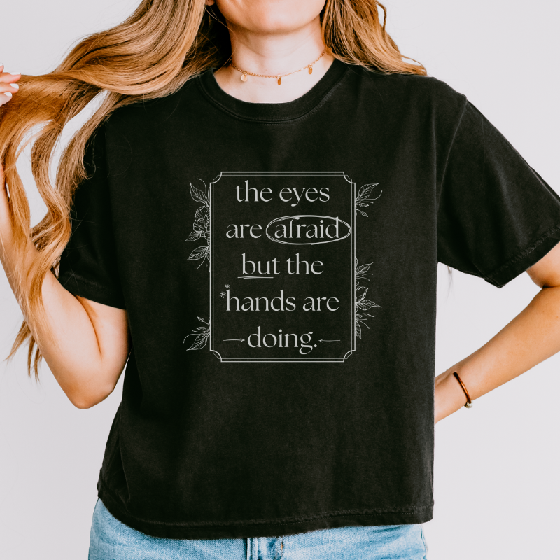 Eyes and Hands Crop Top | The Road of Bones