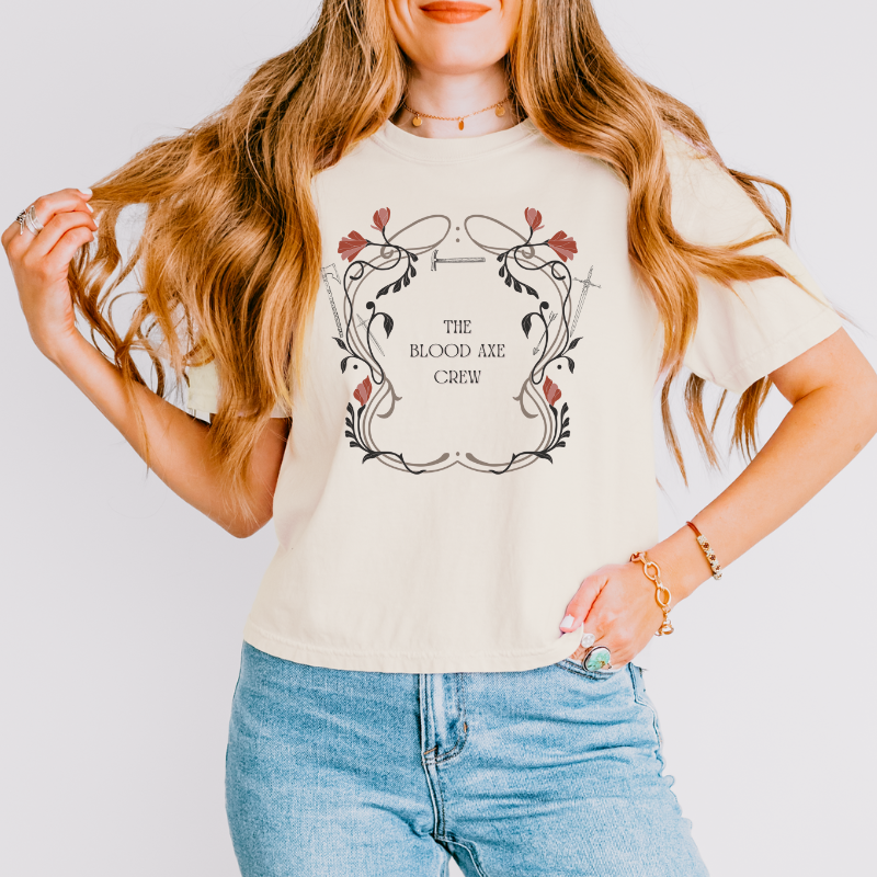 The Blood Axe Crew Crop Top | The Road of Bones