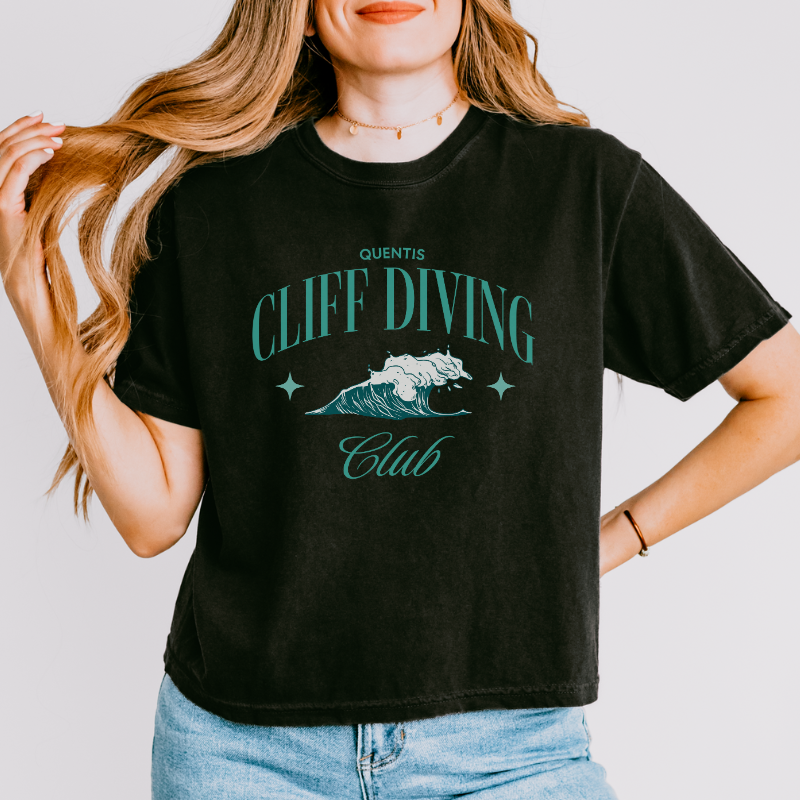 Quentis Cliff Diving Crop Top | Shield of Sparrows