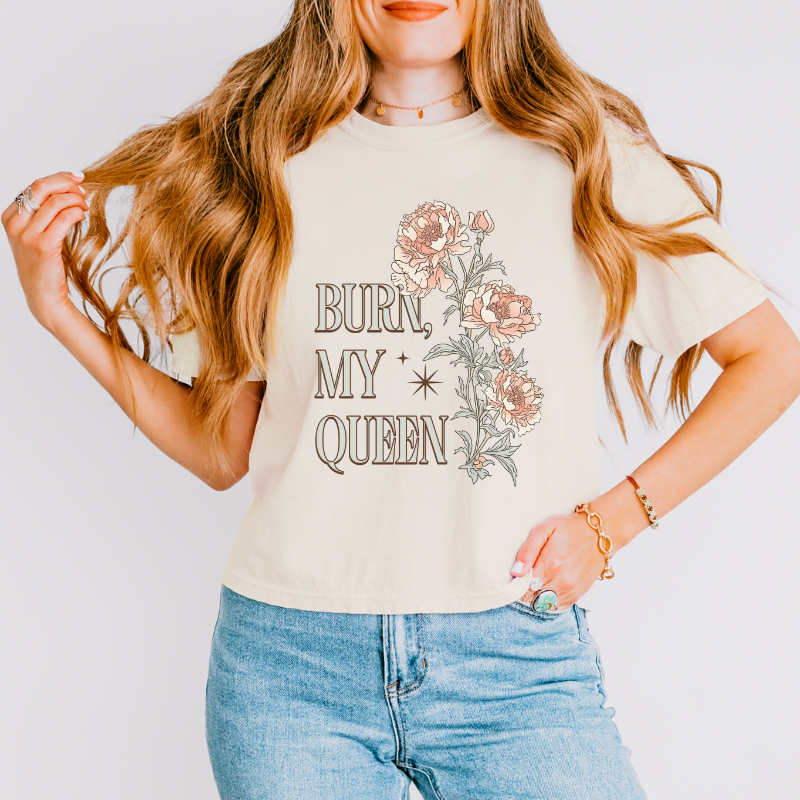 Burn My Queen Crop Top | Kindred's Curse Saga