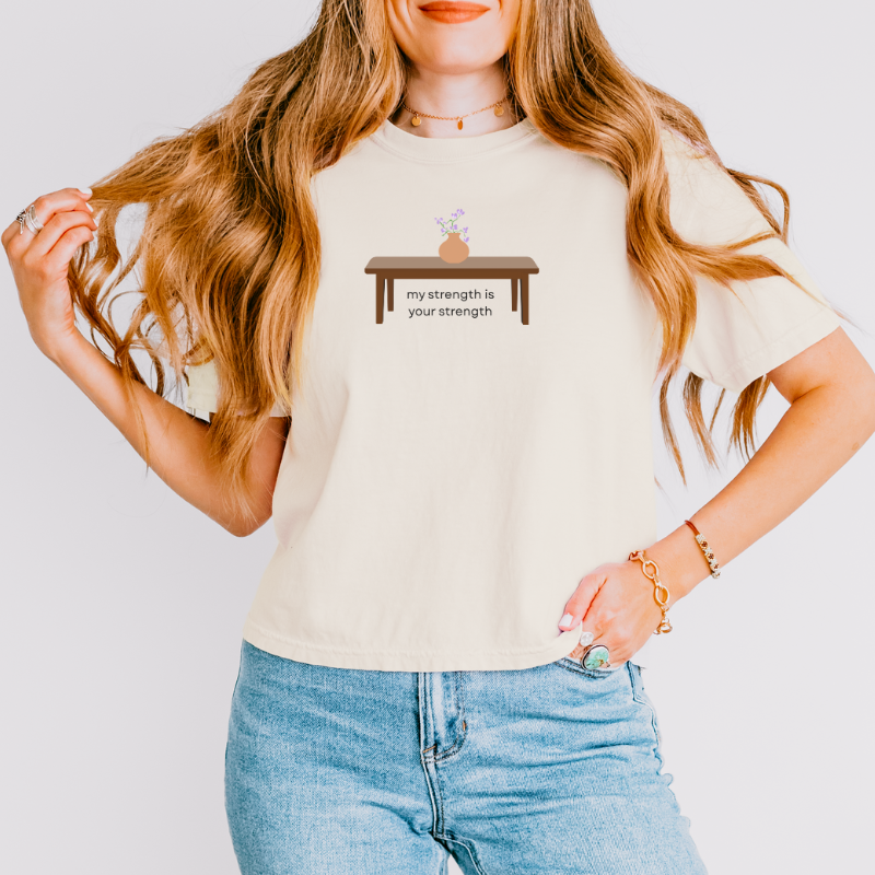 My Strength is Your Strength Crop Top | The Serpent and the Wolf