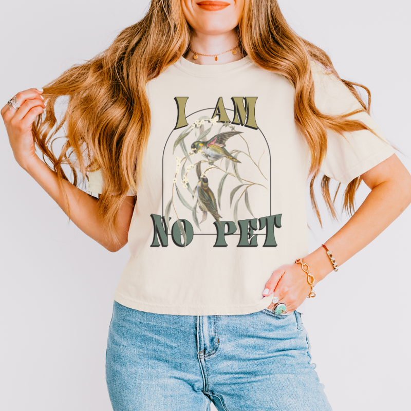 I am no Pet Crop Top | The Road of Bones