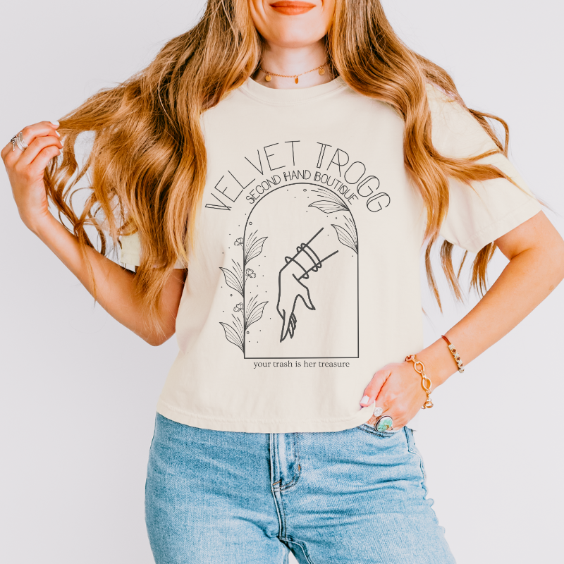 Velvet Trogg Crop Top