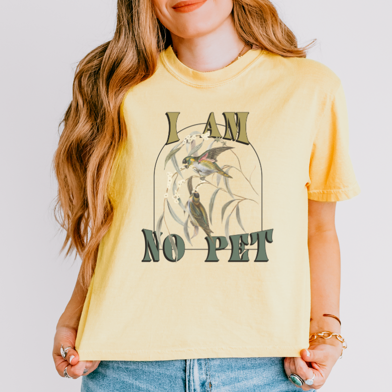 I am no Pet Crop Top | The Road of Bones