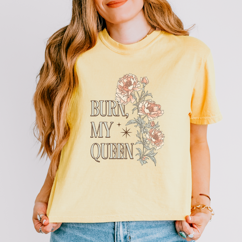 Burn My Queen Crop Top | Kindred's Curse Saga