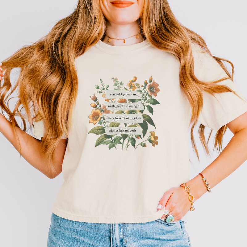 Prayers Crop Top | The Road of Bones