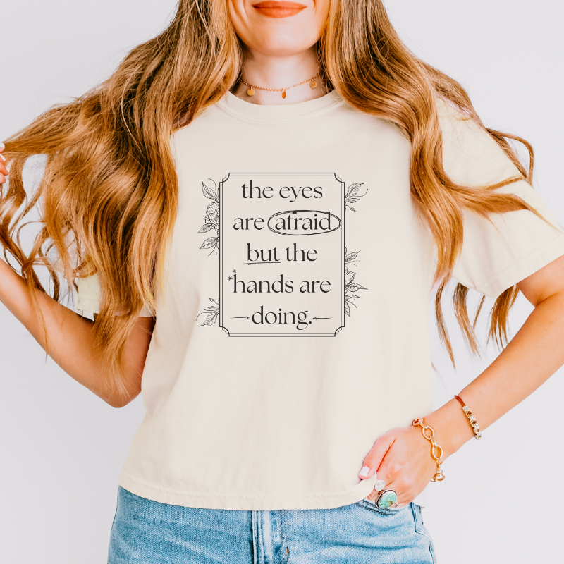 Eyes and Hands Crop Top | The Road of Bones