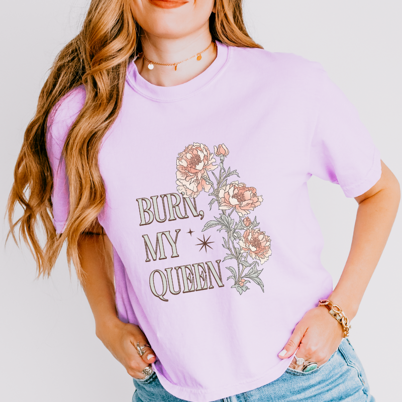Burn My Queen Crop Top | Kindred's Curse Saga
