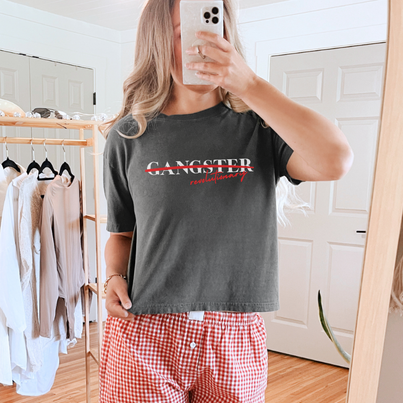 Gangster Crop Top | A Forbidden Alchemy