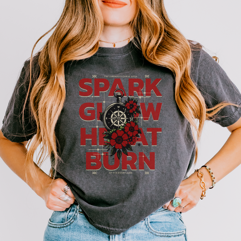 Spark Glow Heat Burn RED Crop Top | Kindred's Curse Saga