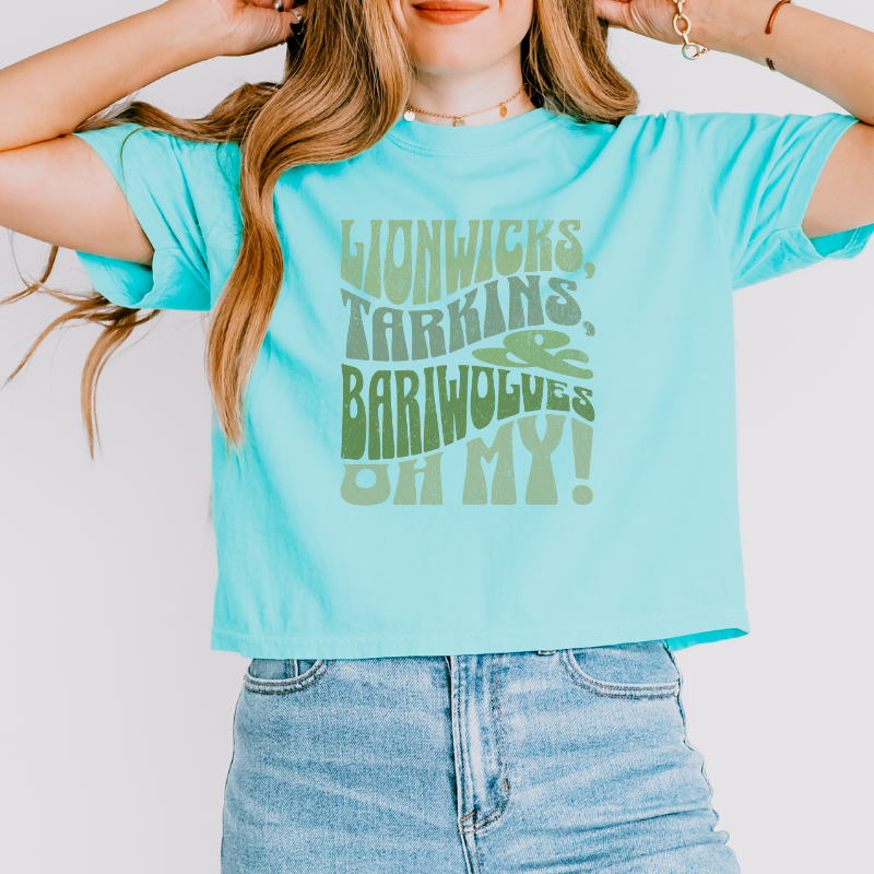 Monsters Oh My! Crop Top | Shield of Sparrows