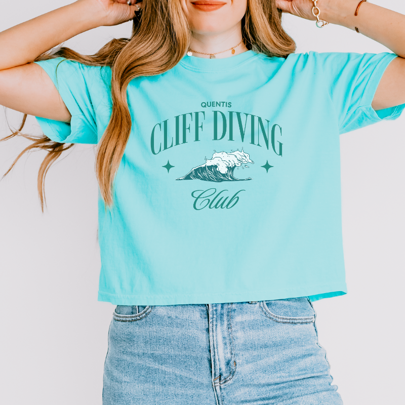 Quentis Cliff Diving Crop Top | Shield of Sparrows