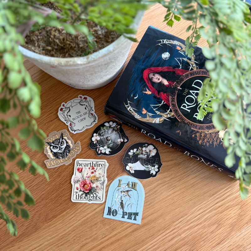 The Road of Bones Vinyl Stickers