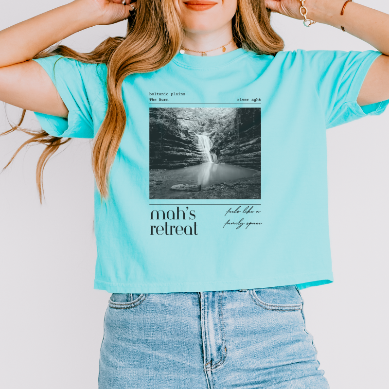 Mah's Retreat Crop Top | When the Moon Hatched