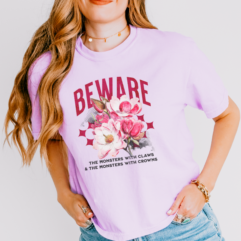 Beware the Monsters Crop Top | Shield of Sparrows