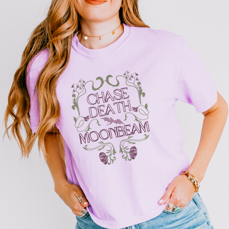 Chase Death Moonbeam PURPLE Crop Top | When the Moon Hatched
