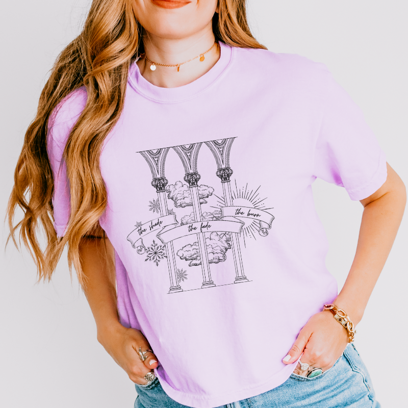 Shade Fade Burn Crop Top | When the Moon Hatched