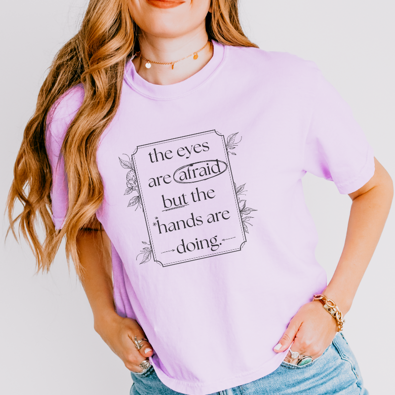 Eyes and Hands Crop Top | The Road of Bones