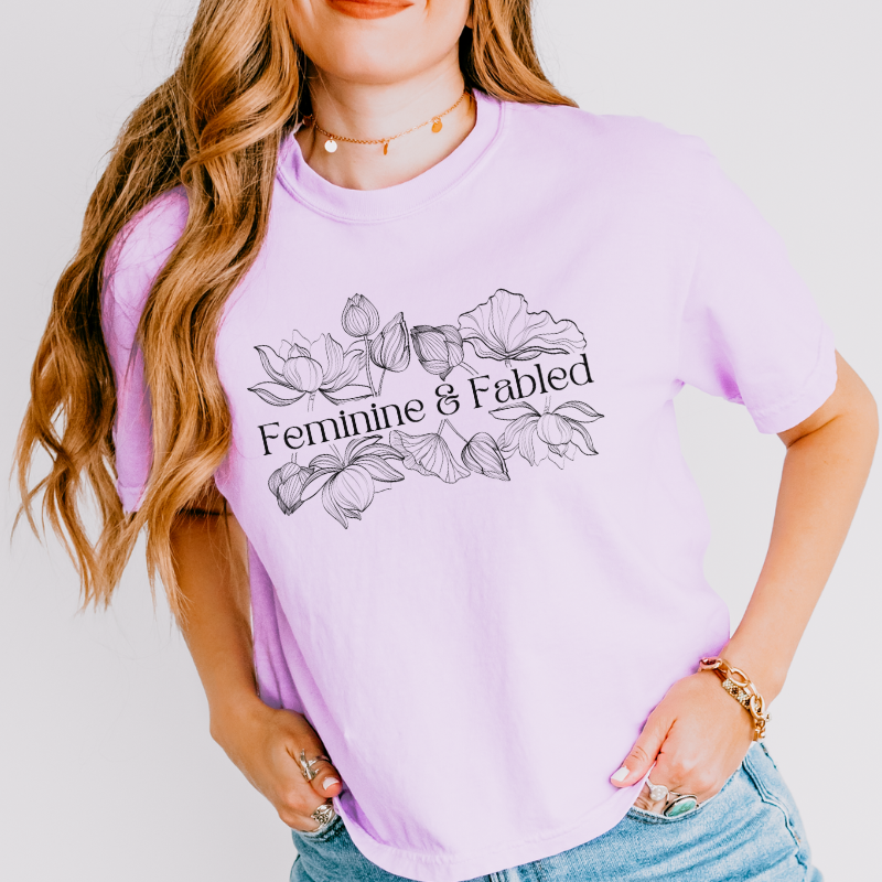 Feminine and Fabled Crop Top