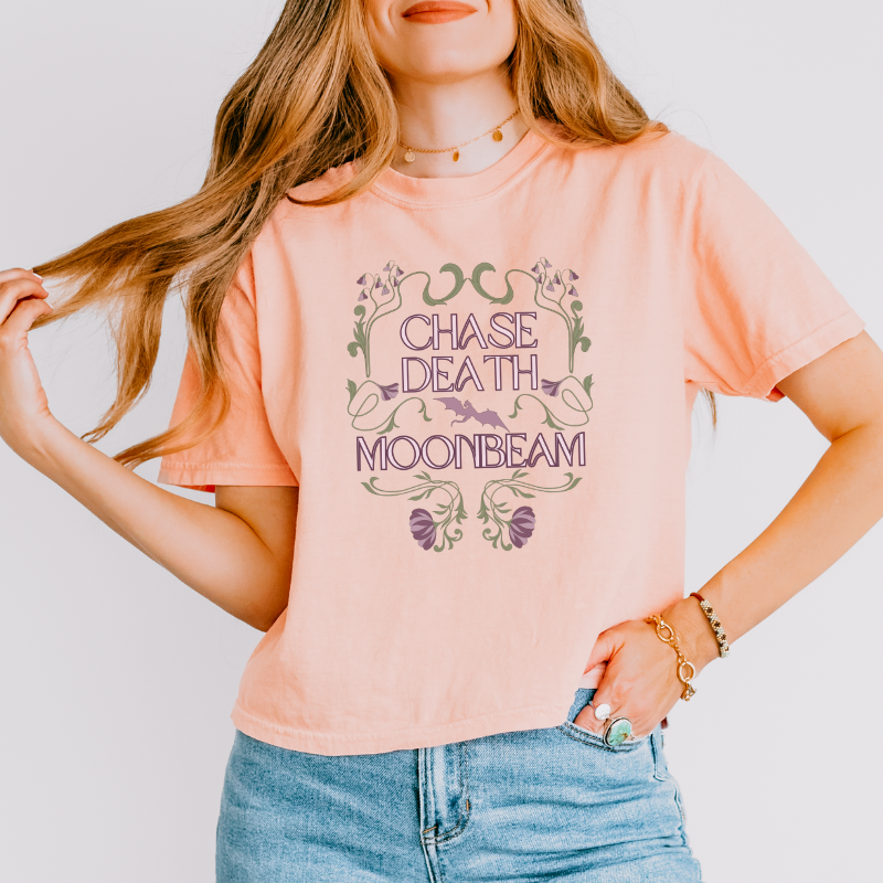 Chase Death Moonbeam PURPLE Crop Top | When the Moon Hatched