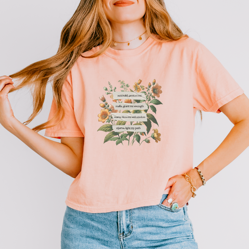 Prayers Crop Top | The Road of Bones