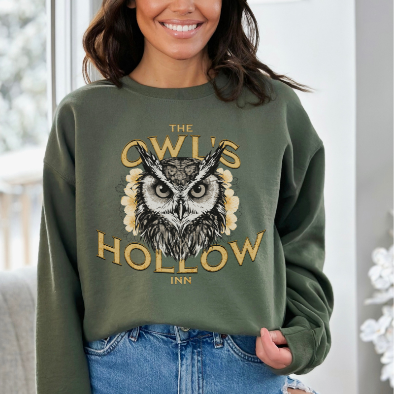 Owl's Hollow Inn Sweatshirt | The Road of Bones