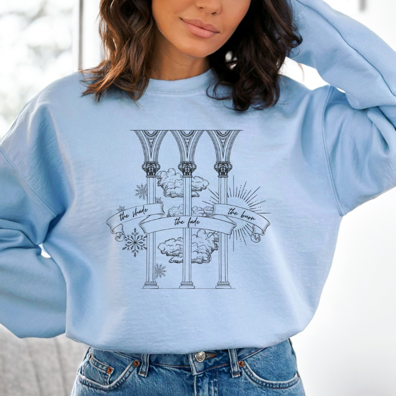 Shade Fade Burn Sweatshirt | When the Moon Hatched