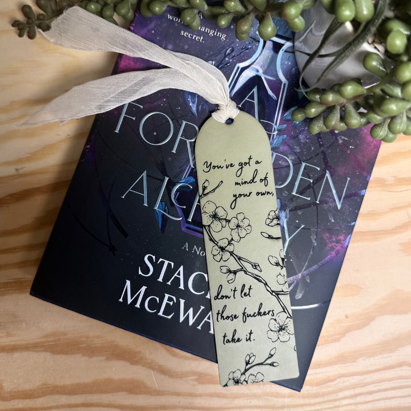 Mind of Your Own Vegan Leather Bookmark