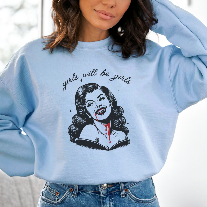 Vampire Sweatshirt | Girls Will Be Girls