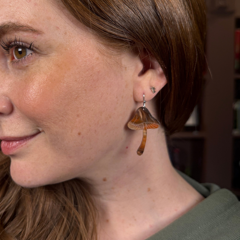 Mushroom Earrings
