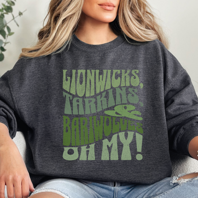 Monsters Oh my! Sweatshirt | Shield of Sparrows