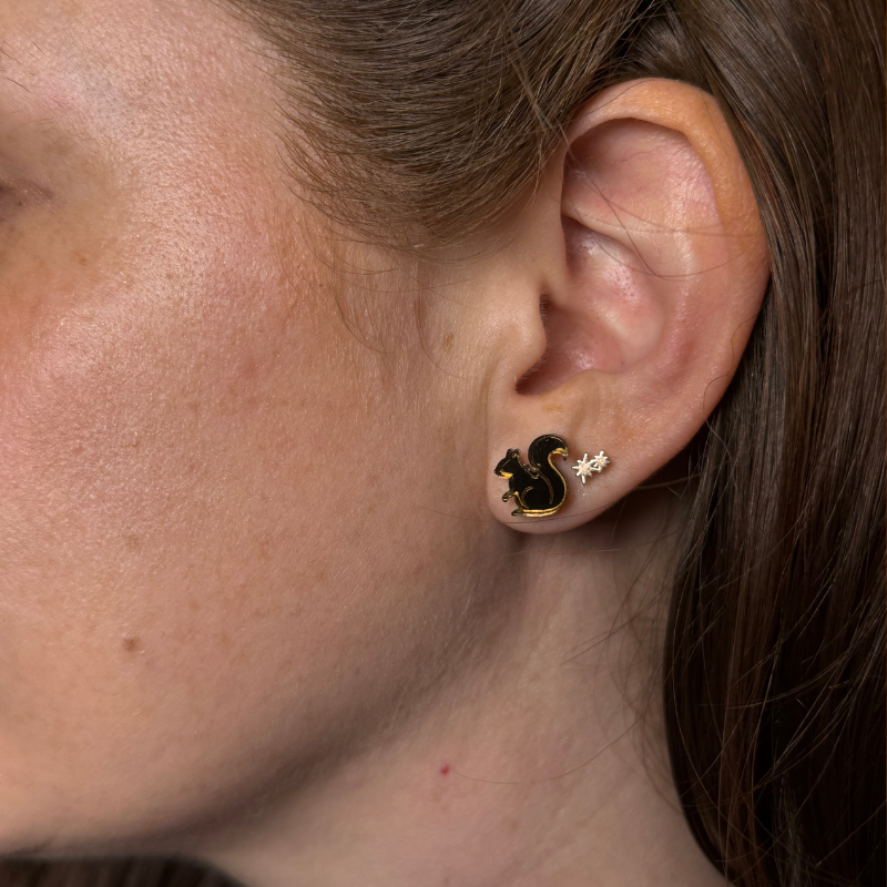 Kritka Stud Acrylic Earrings | The Road of Bones
