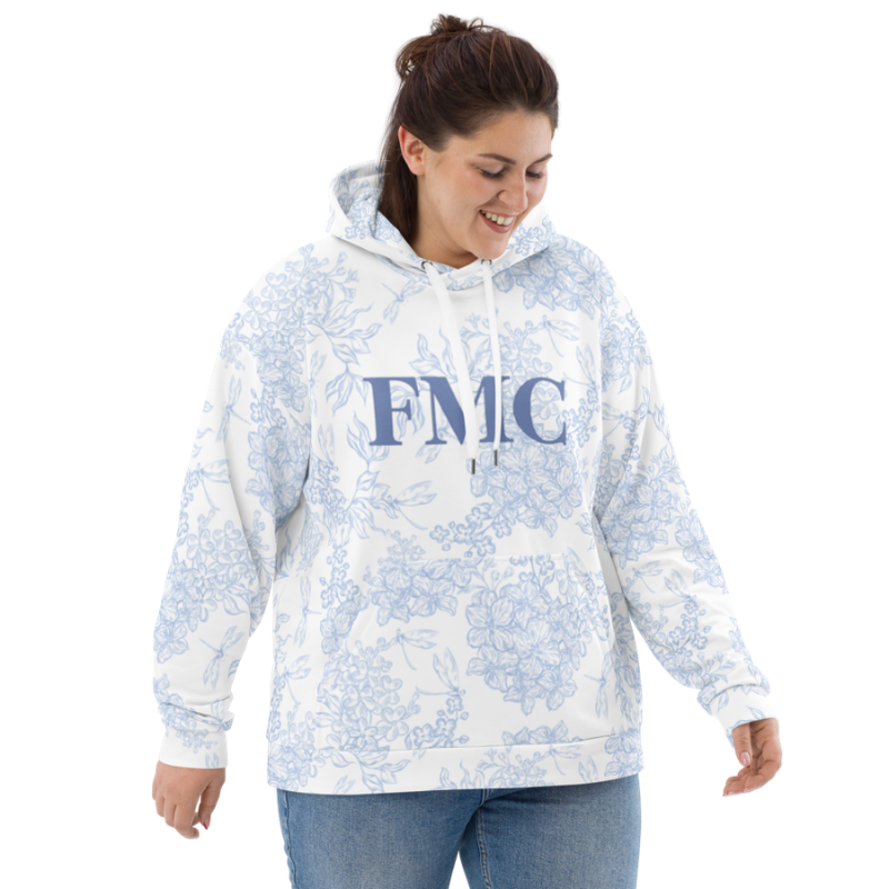 Blue Floral FMC Hoodie | FMC Collection