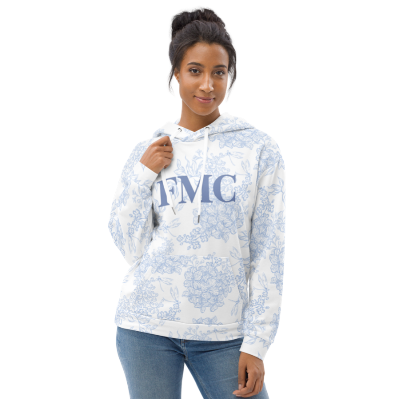 Blue Floral FMC Hoodie | FMC Collection