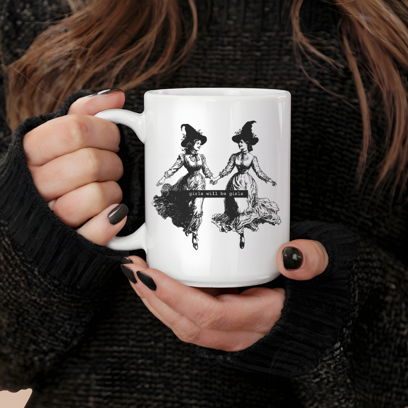 Witches Ceramic Mug | Girls Will Be Girls