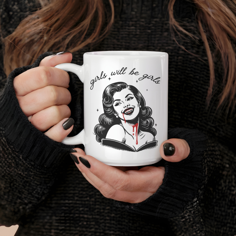 Vampire Ceramic Mug | Girls Will Be Girls