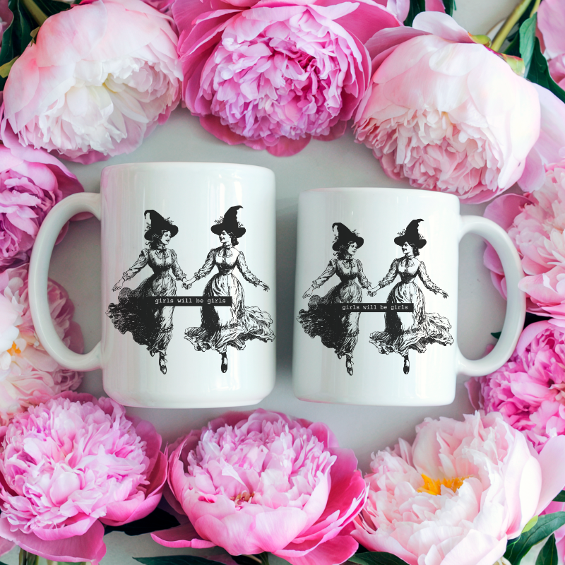 Witches Ceramic Mug | Girls Will Be Girls