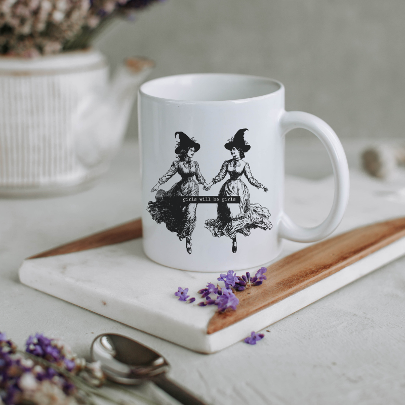 Witches Ceramic Mug | Girls Will Be Girls