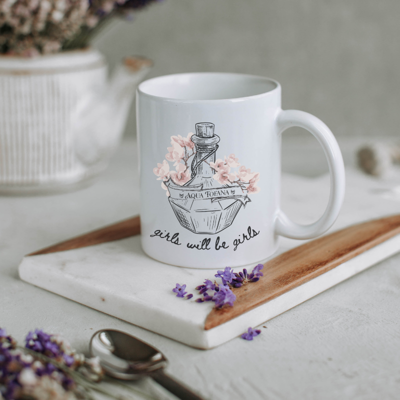Aqua Tofana Ceramic Mug | Girls Will Be Girls