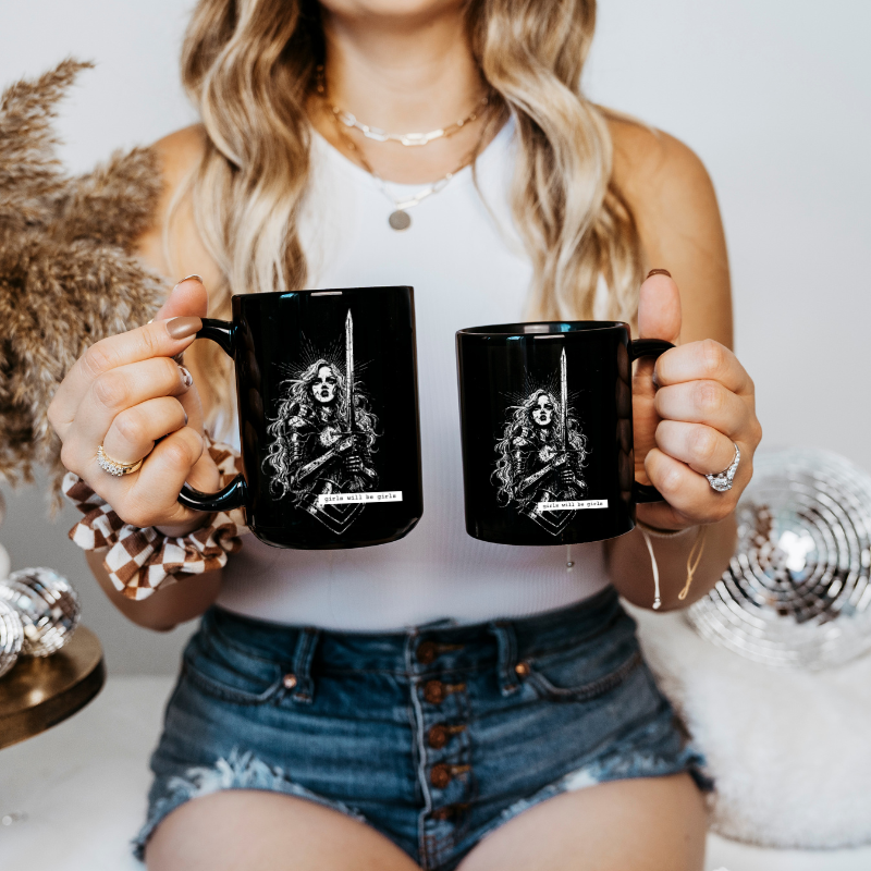Lady Knight Ceramic Mug | Girls Will Be Girls
