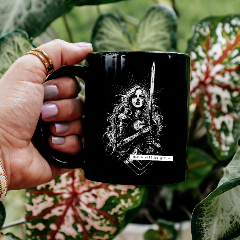 Lady Knight Ceramic Mug | Girls Will Be Girls