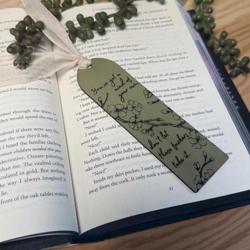 Mind of Your Own Vegan Leather Bookmark