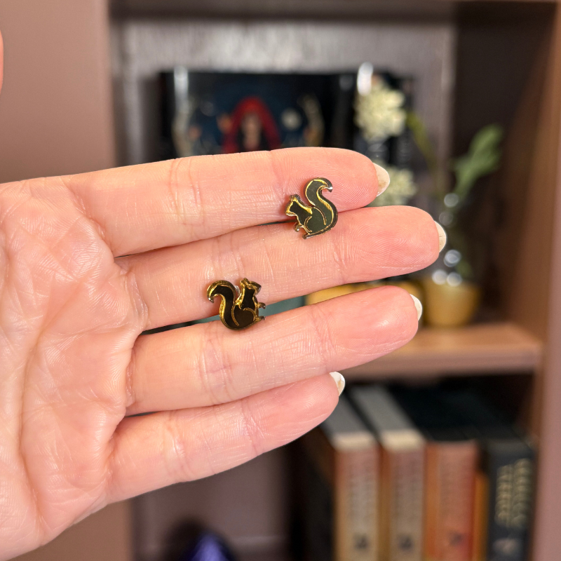 Kritka Stud Acrylic Earrings | The Road of Bones