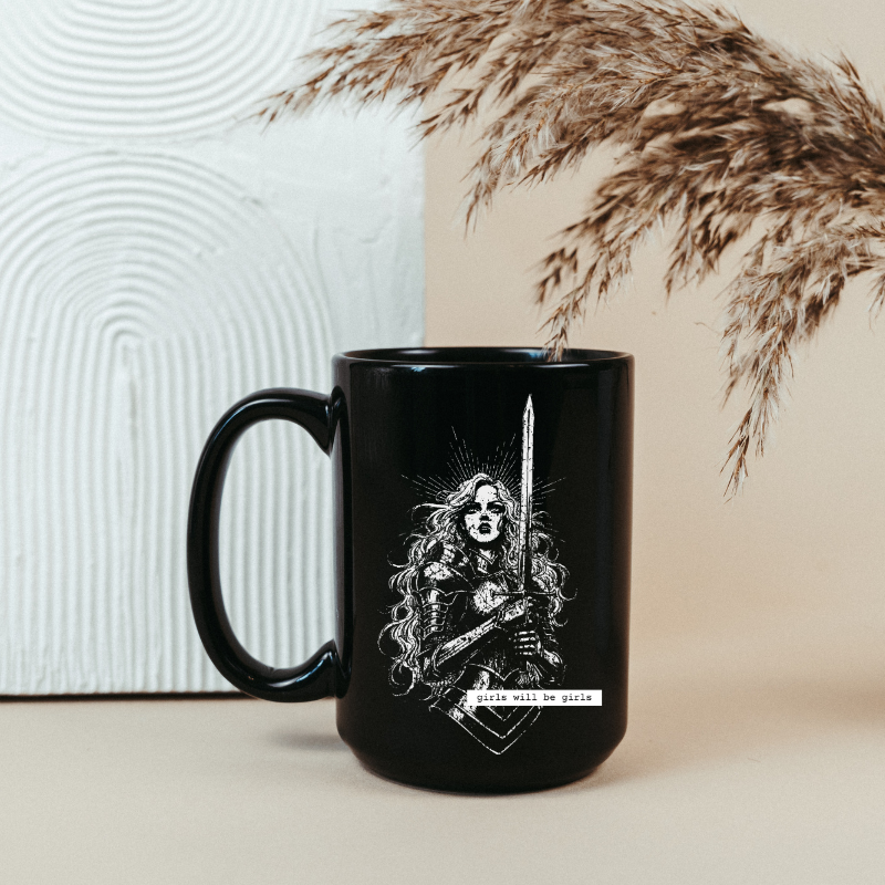 Lady Knight Ceramic Mug | Girls Will Be Girls