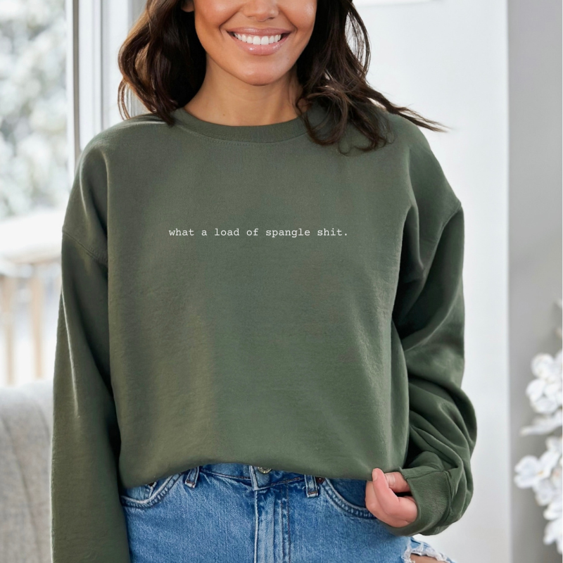 Spangle Shit Sweatshirt | When the Moon Hatched