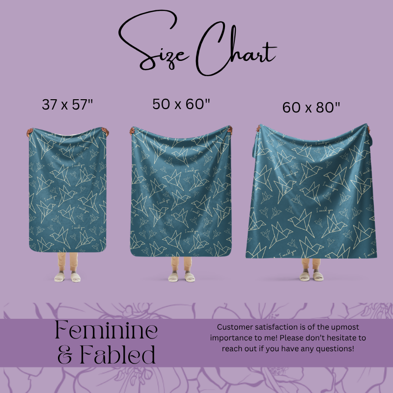 Nee Sherpa Blanket | When the Moon Hatched